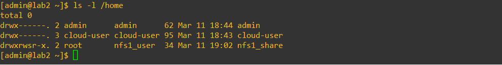 Create NFS group placeholder