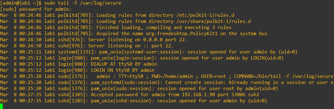 SSH login log placeholder